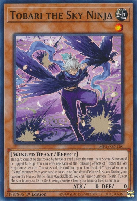 Image for Tobari the Sky Ninja (MP23-EN166) (MP23) - YuGiOh