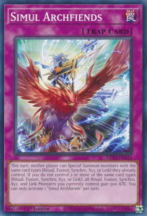 Image for Simul Archfiends (MP23-EN213) (MP23) - YuGiOh