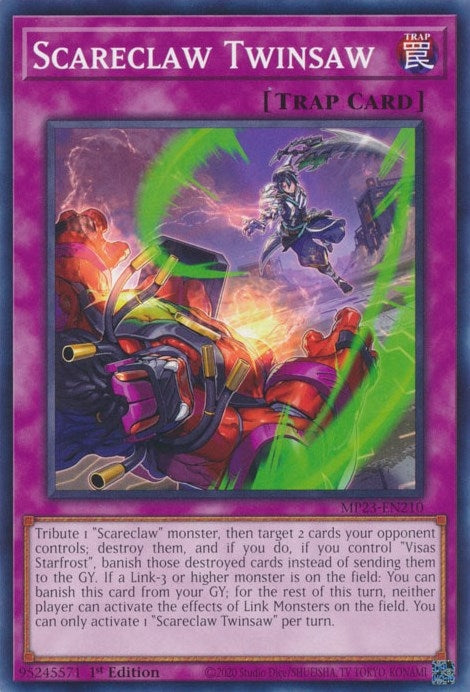 Image for Scareclaw Twinsaw (MP23-EN210) (MP23) - YuGiOh