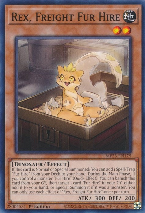 Image for Rex, Freight Fur Hire (MP23-EN175) (MP23) - YuGiOh