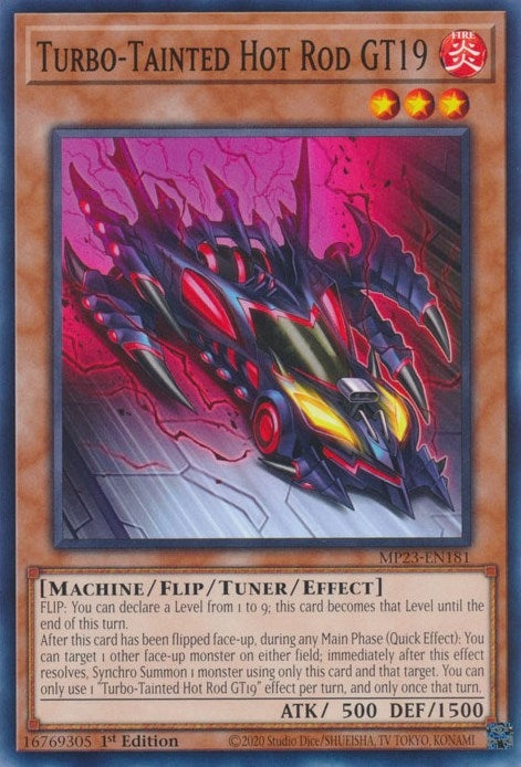 Image for Turbo-Tainted Hot Rod GT19 (MP23-EN181) (MP23) - YuGiOh
