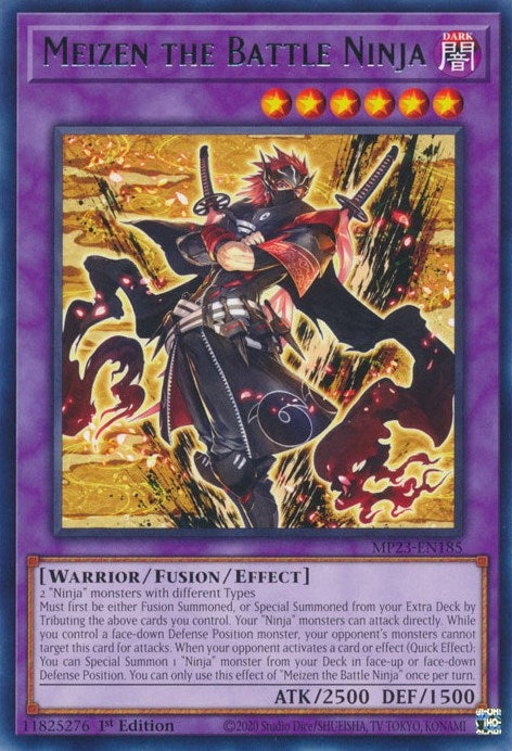 Image for Meizen the Battle Ninja (MP23-EN185) (MP23) - YuGiOh