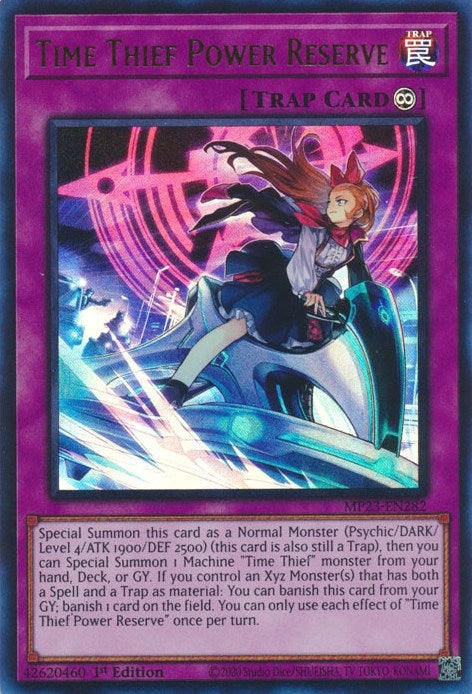 Image for Time Thief Power Reserve (MP23-EN282) (MP23) - YuGiOh