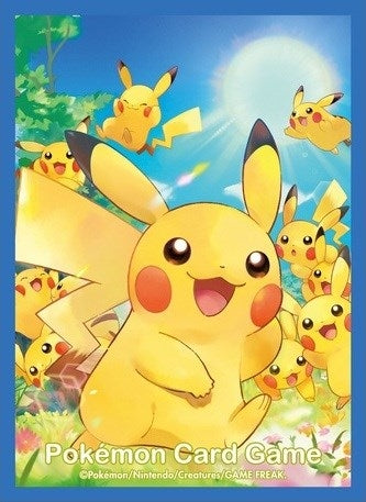 Image for Pokemon TCG: Pokemon Center Japan Exclusive Card Sleeves - Gathering of Pikachu (64-Pack) - Card Sleeves