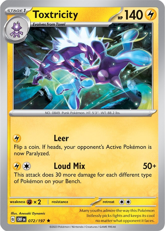 Image for Toxtricity (072/197) (PR) - Pokemon
