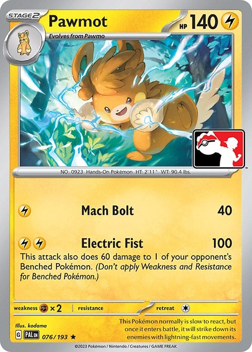 Image for Pawmot (076/198) - Pokemon