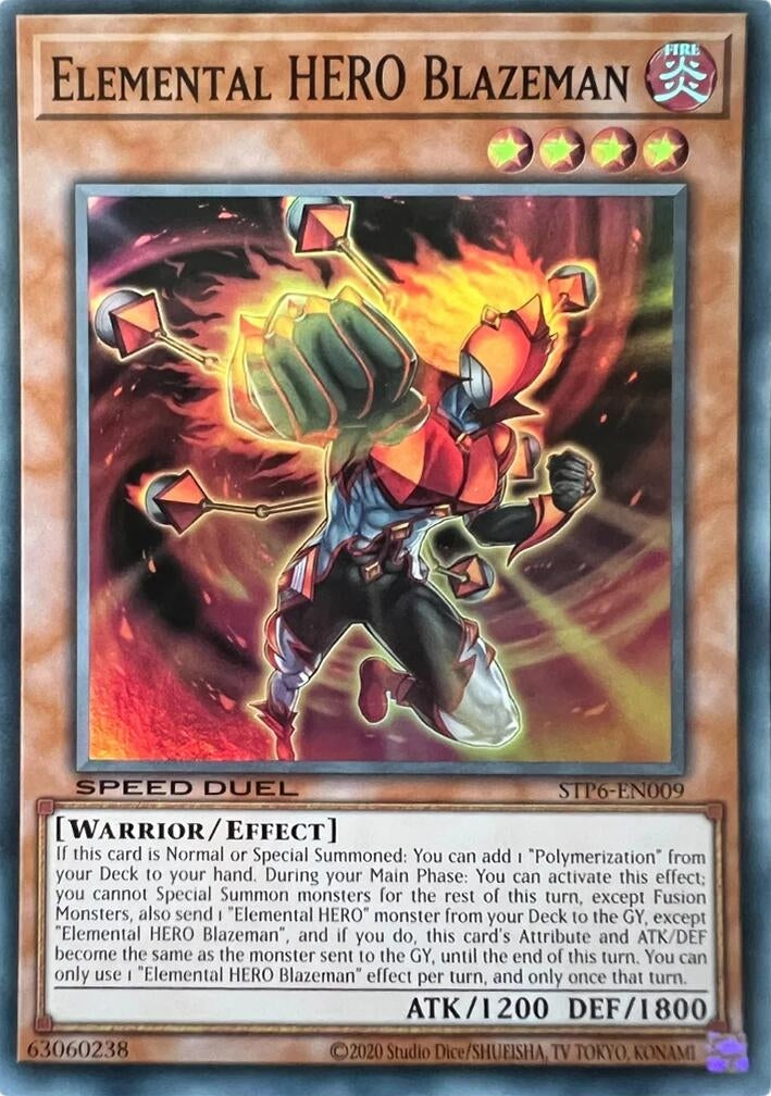 Elemental HERO Blazeman (STP6-EN009) (STP6)