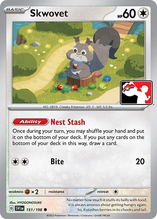 Image for Skwovet (151/198) - Pokemon