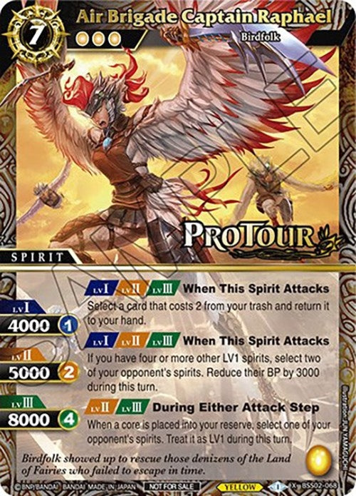 Image for Air Brigade Captain Raphael (X Rare Special Pack Vol. 2) (BSS02-068) (Battle Spirits Saga Promo Cards) - Battle Spirits Saga