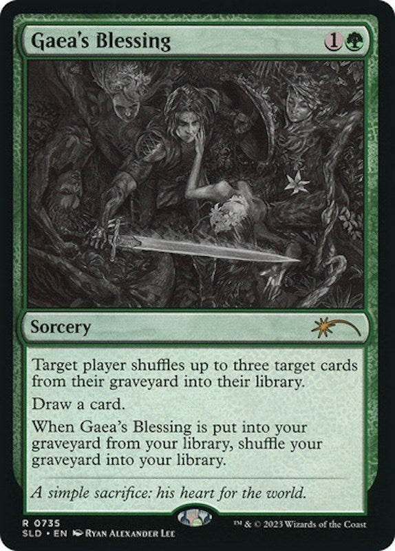Image for Gaea's Blessing (Sketch Showcase) (735) (Secret Lair Drop Series) - Magic: The Gathering