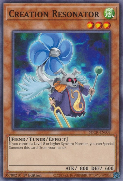 Image for Creation Resonator (SDCK-EN005) (SDCK) - YuGiOh