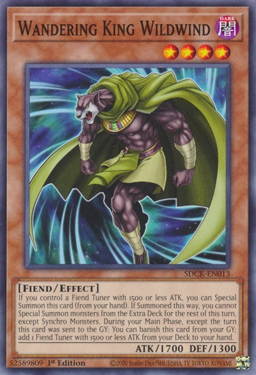 Image for Wandering King Wildwind (SDCK-EN013) (SDCK) - YuGiOh