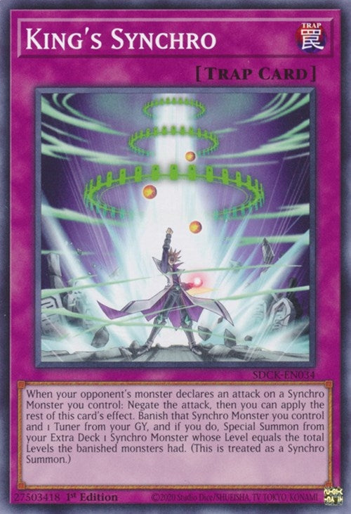 Image for King's Synchro (SDCK-EN034) (SDCK) - YuGiOh