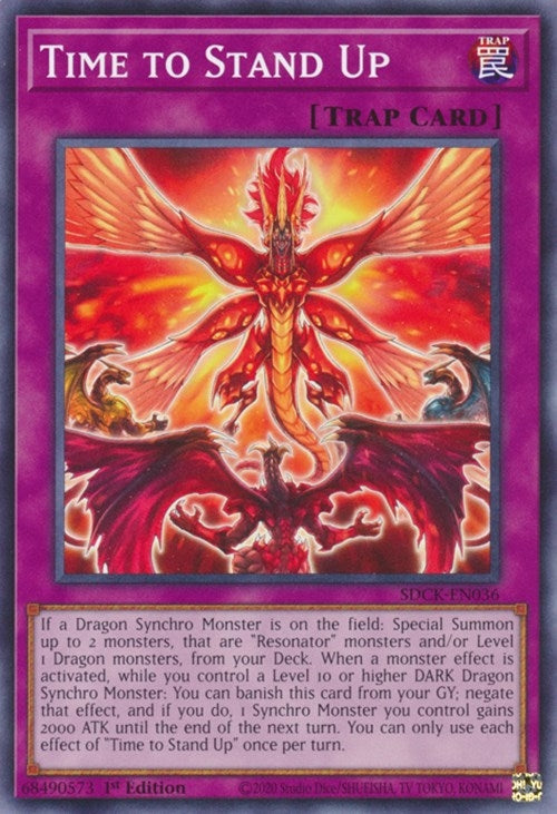 Image for Time to Stand Up (SDCK-EN036) (SDCK) - YuGiOh