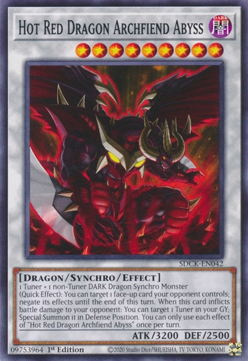 Image for Hot Red Dragon Archfiend Abyss (SDCK-EN042) (SDCK) - YuGiOh