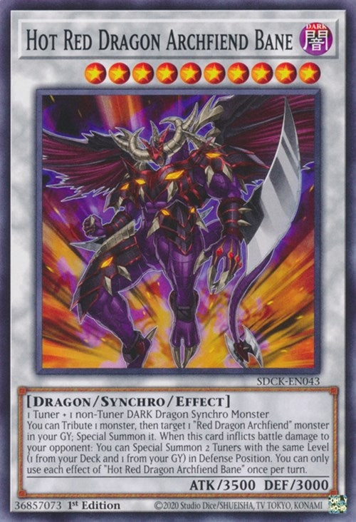 Image for Hot Red Dragon Archfiend Bane (SDCK-EN043) (SDCK) - YuGiOh