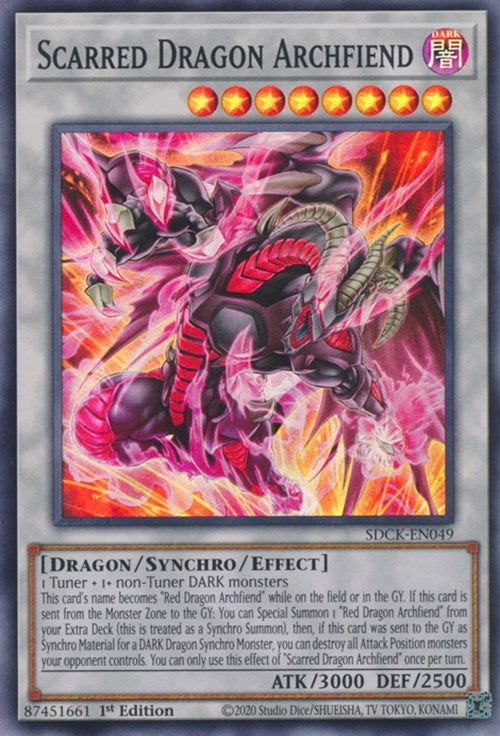 Image for Scarred Dragon Archfiend (SDCK-EN049) (SDCK) - YuGiOh