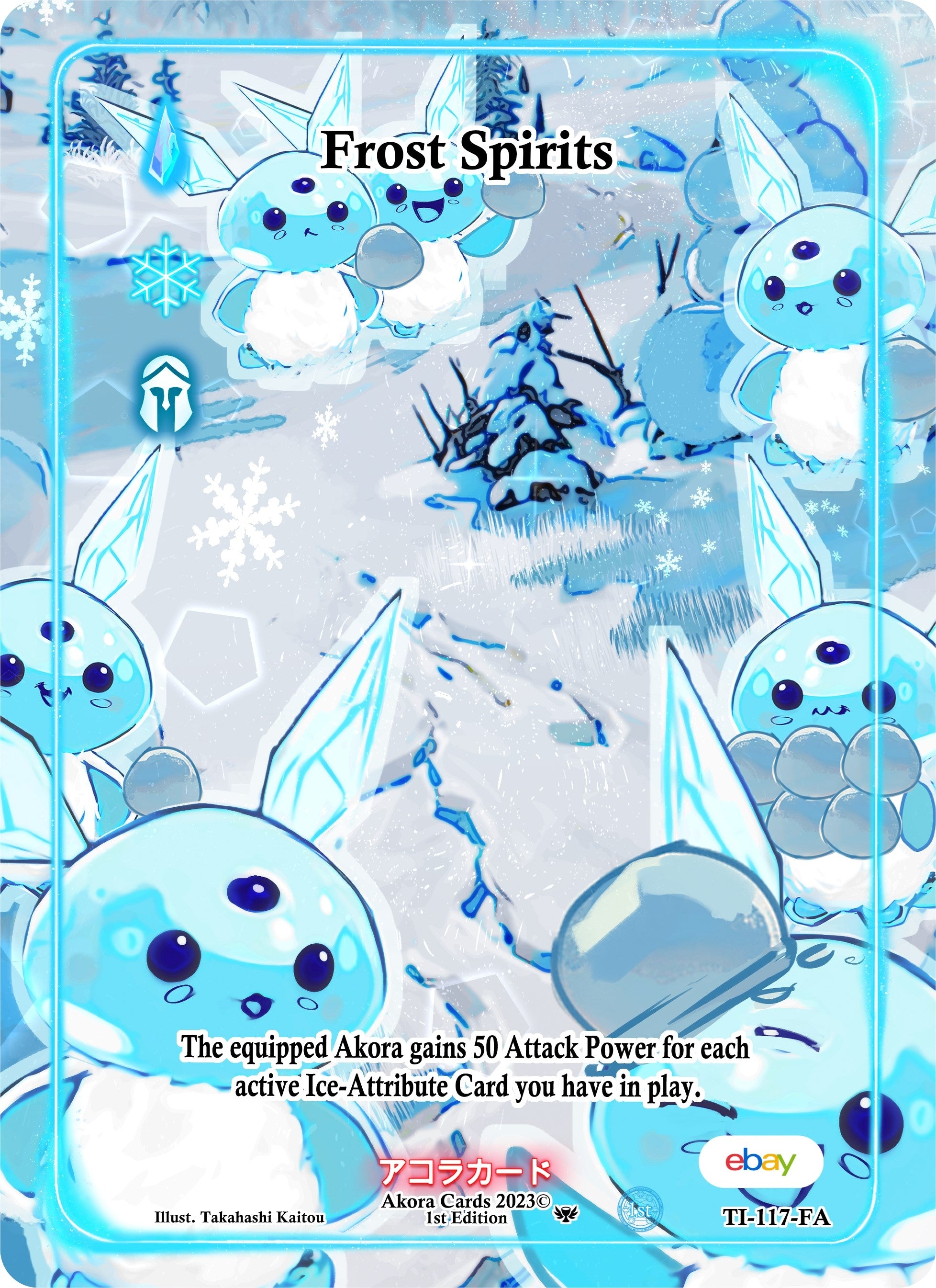 Image for Frost Spirits (Full Art) (TI-117-FA) (Trials of Ikithia [eBay 1st Edition]) - Akora TCG