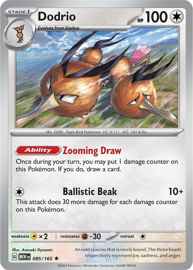 Image for Dodrio (085/165) (MEW) - Pokemon
