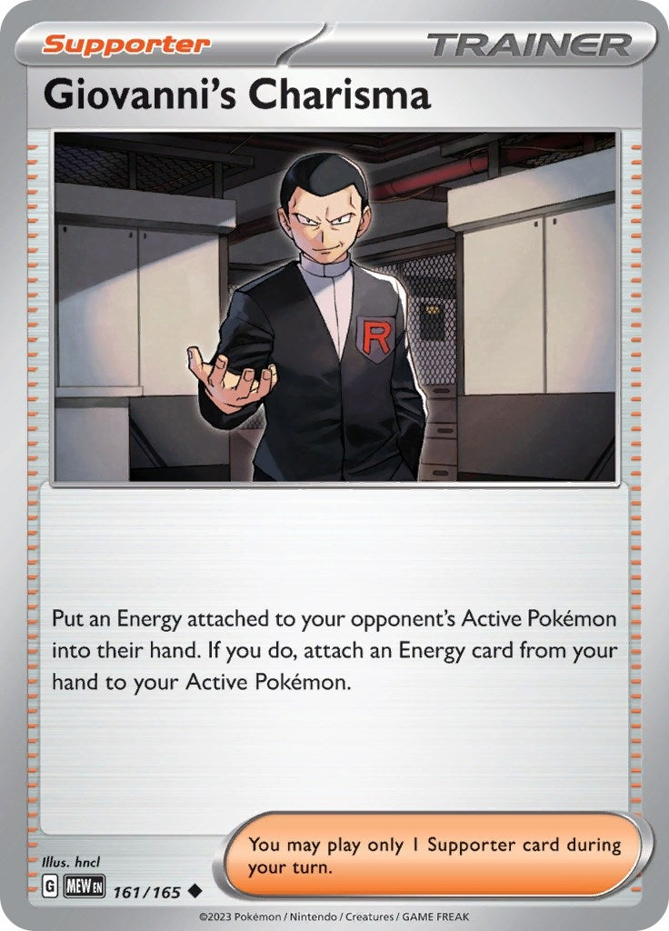 Image for Giovanni's Charisma (161/165) (MEW) - Pokemon