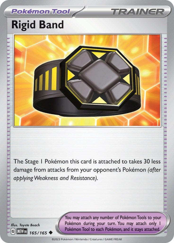 Image for Rigid Band (165/165) (MEW) - Pokemon