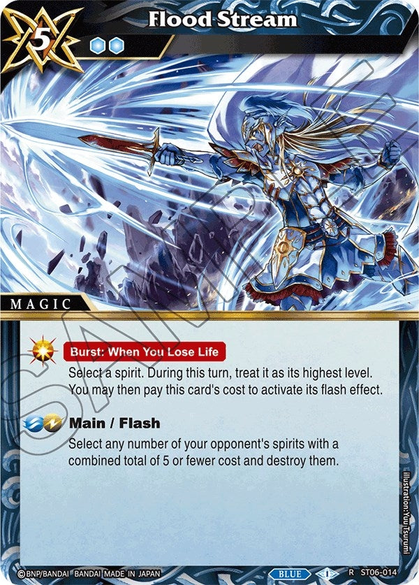 Image for Flood Stream (ST06-014) (Starter Deck 06: Bodies of Steel) - Battle Spirits Saga