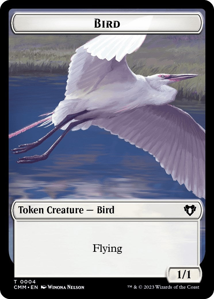 Image for Bird // Bird Illusion Double-sided Token (4 // 11) (Commander Masters) - Magic: The Gathering