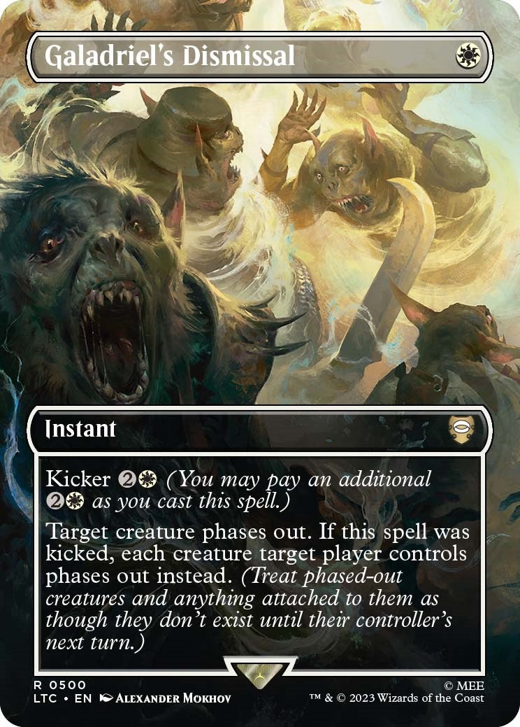 Image for Galadriel's Dismissal (Borderless) (500) (The Lord of the Rings: Tales of Middle-earth) - Magic: The Gathering