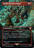 Image for Gimli's Reckless Might (Borderless) (494) (The Lord of the Rings: Tales of Middle-earth) - Magic: The Gathering