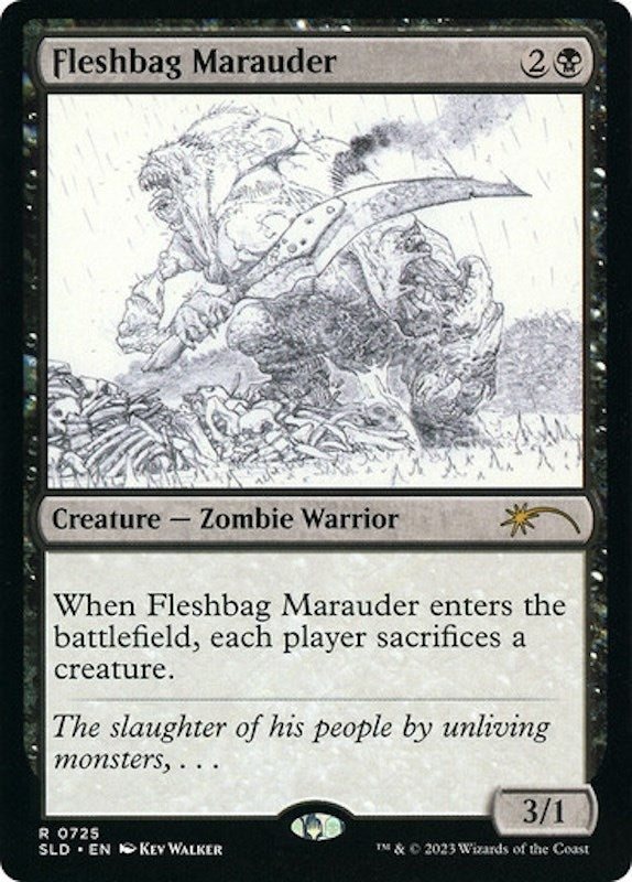 Image for Fleshbag Marauder (00725) (Sketch Showcase) (725) (Secret Lair Drop Series) - Magic: The Gathering