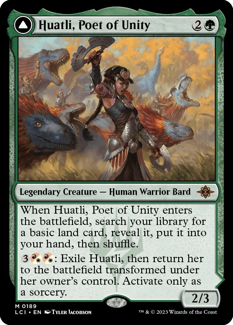 Image for Huatli, Poet of Unity (189) (The Lost Caverns of Ixalan) - Magic: The Gathering