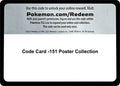 Image for Code Card -151 Poster Collection (MEW) - Pokemon