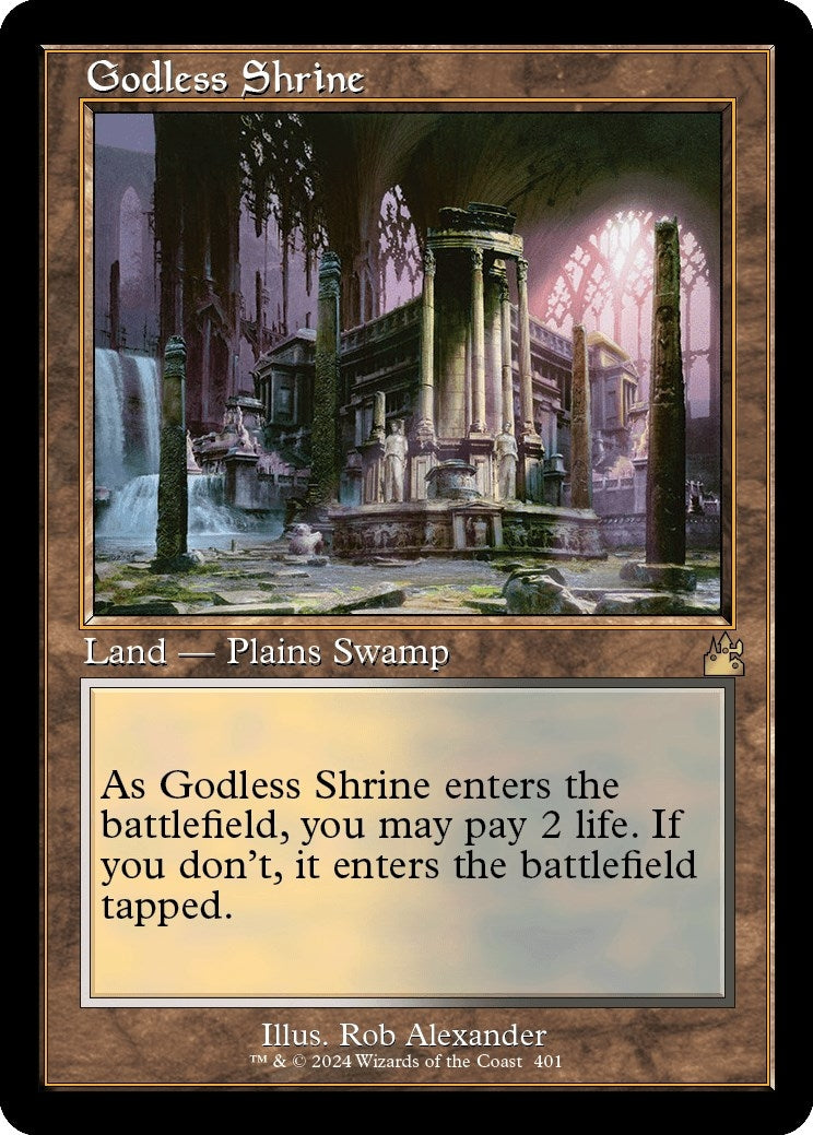 Image for Godless Shrine (Retro Frame) (401) (Ravnica Remastered) - Magic: The Gathering