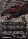 Image for Fell Beast of Mordor (Borderless) (Surge Foil) (557) (The Lord of the Rings: Tales of Middle-earth) - Magic: The Gathering