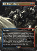Image for Fell Beast's Shriek (Borderless) (Surge Foil) (552) (The Lord of the Rings: Tales of Middle-earth) - Magic: The Gathering