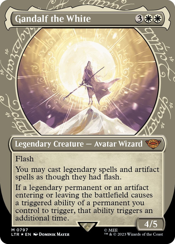 Image for Gandalf the White (Showcase) (Surge Foil) (797) (Universes Beyond: The Lord of the Rings: Tales of Middle-earth) - Magic: The Gathering