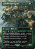Image for Galadhrim Brigade (Borderless) (Surge Foil) (546) (The Lord of the Rings: Tales of Middle-earth) - Magic: The Gathering