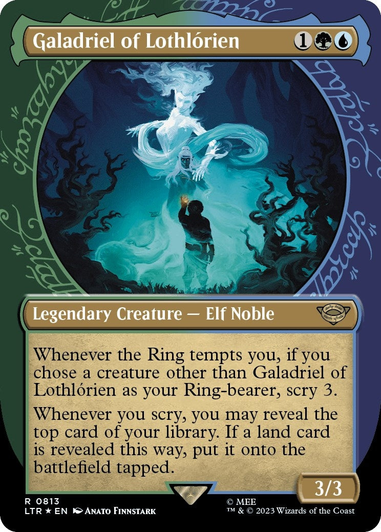 Image for Galadriel of Lothlorien (Showcase) (Surge Foil) (813) (Universes Beyond: The Lord of the Rings: Tales of Middle-earth) - Magic: The Gathering