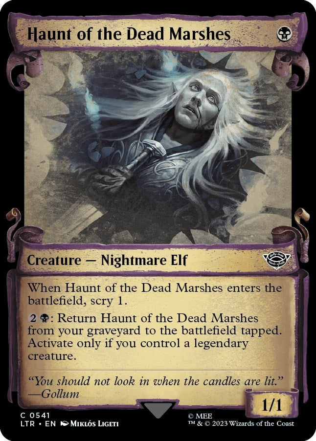Image for Haunt of the Dead Marshes (Showcase Scrolls) (541) (Universes Beyond: The Lord of the Rings: Tales of Middle-earth) - Magic: The Gathering