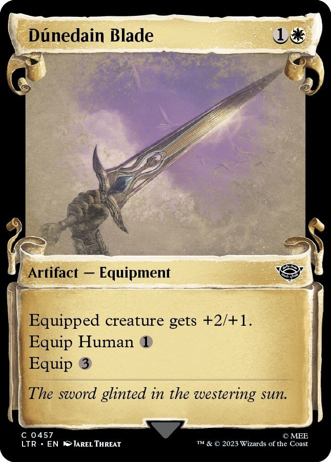 Image for Dunedain Blade (Showcase Scrolls) (457) (Universes Beyond: The Lord of the Rings: Tales of Middle-earth) - Magic: The Gathering