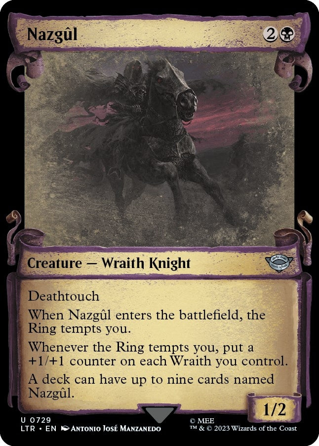 Image for Nazgul (0729) (Showcase Scrolls) (729) (Universes Beyond: The Lord of the Rings: Tales of Middle-earth) - Magic: The Gathering