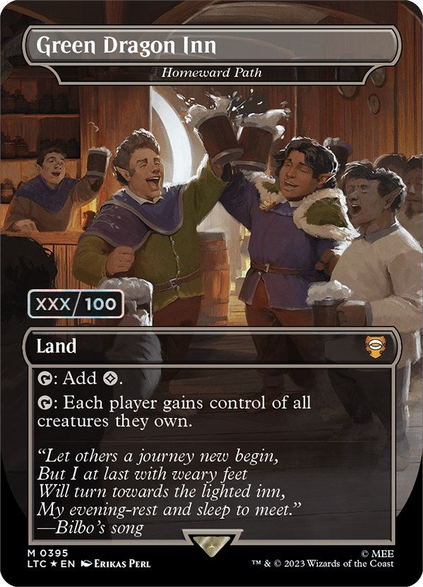 Image for Green Dragon Inn - Homeward Path (Serial Numbered) (395) (The Lord of the Rings: Tales of Middle-earth) - Magic: The Gathering