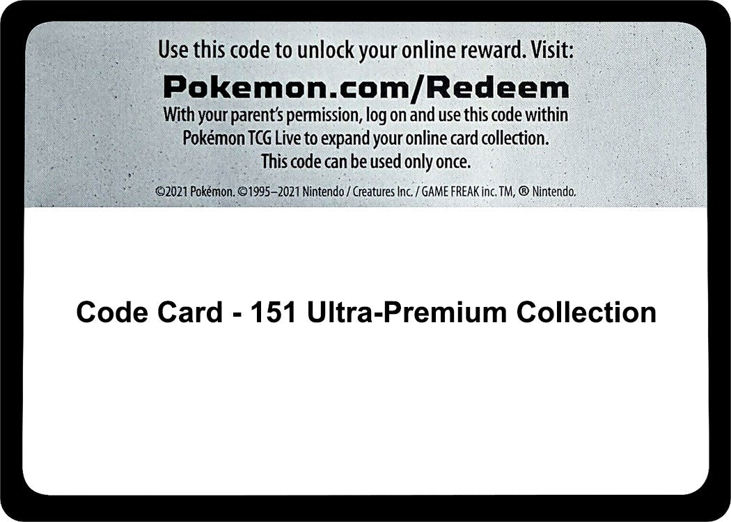 Image for Code Card - 151 Ultra-Premium Collection (MEW) - Pokemon