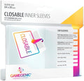 Image for GameGenic Closable Inner Sleeves - Clear (100-Pack) - Card Sleeves
