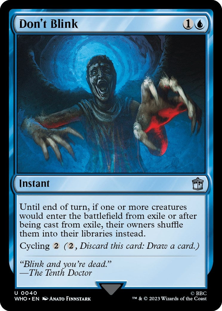 Image for Don't Blink (40) (Universes Beyond: Doctor Who) - Magic: The Gathering