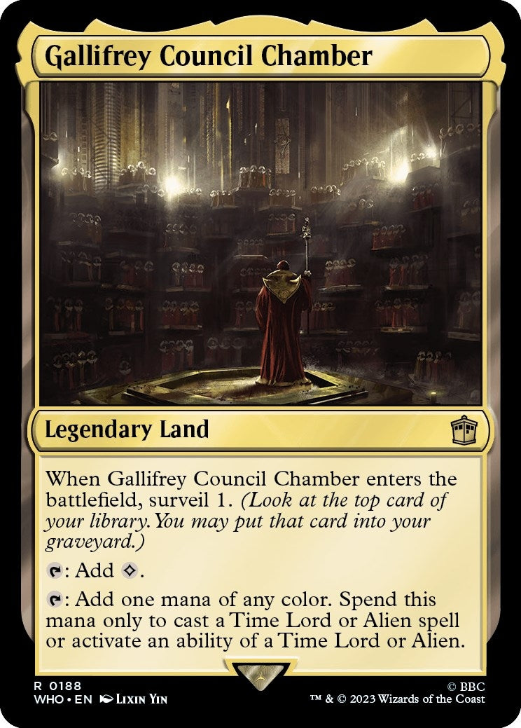 Image for Gallifrey Council Chamber (188) (Universes Beyond: Doctor Who) - Magic: The Gathering