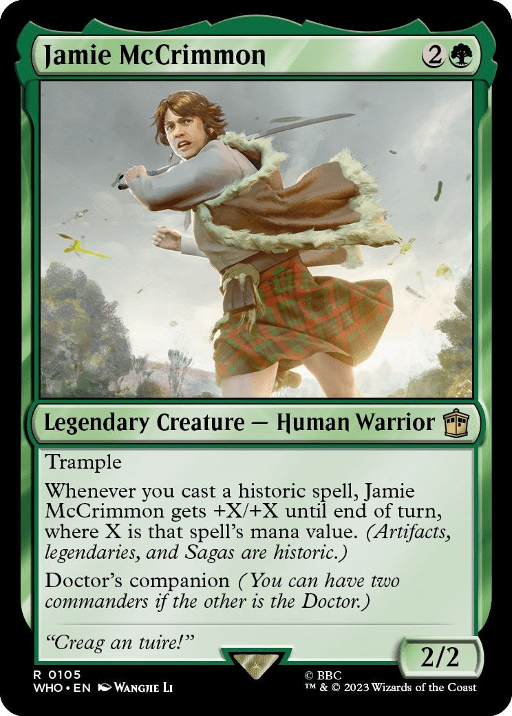 Image for Jamie McCrimmon (105) (Universes Beyond: Doctor Who) - Magic: The Gathering