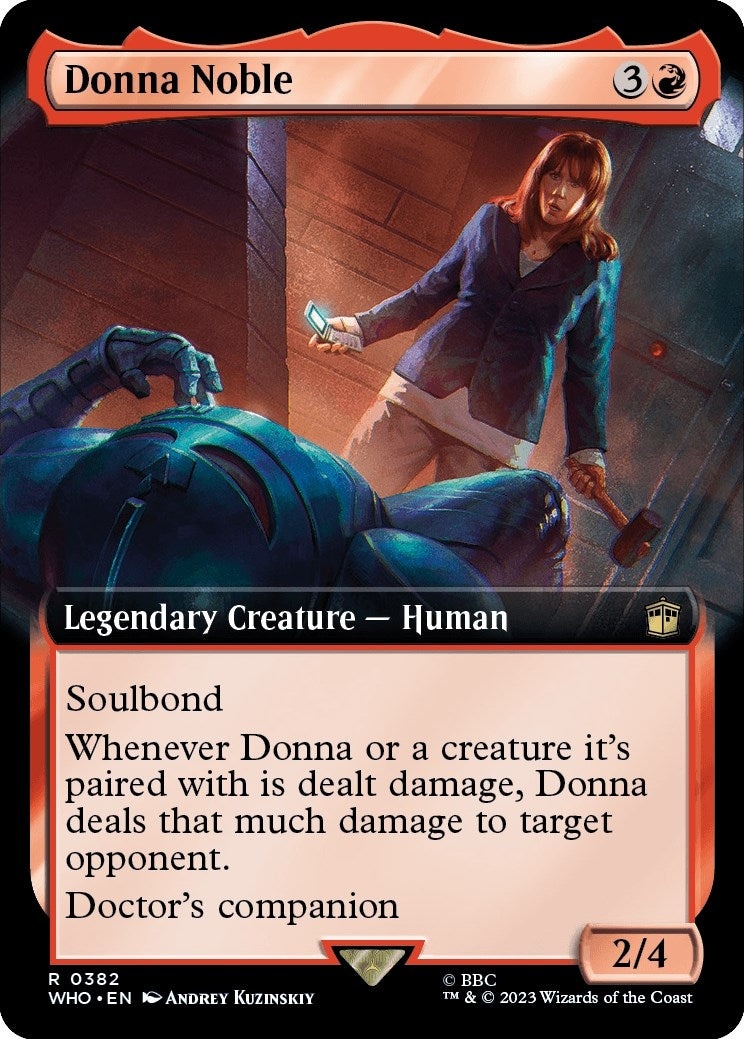 Image for Donna Noble (Extended Art) (382) (Universes Beyond: Doctor Who) - Magic: The Gathering