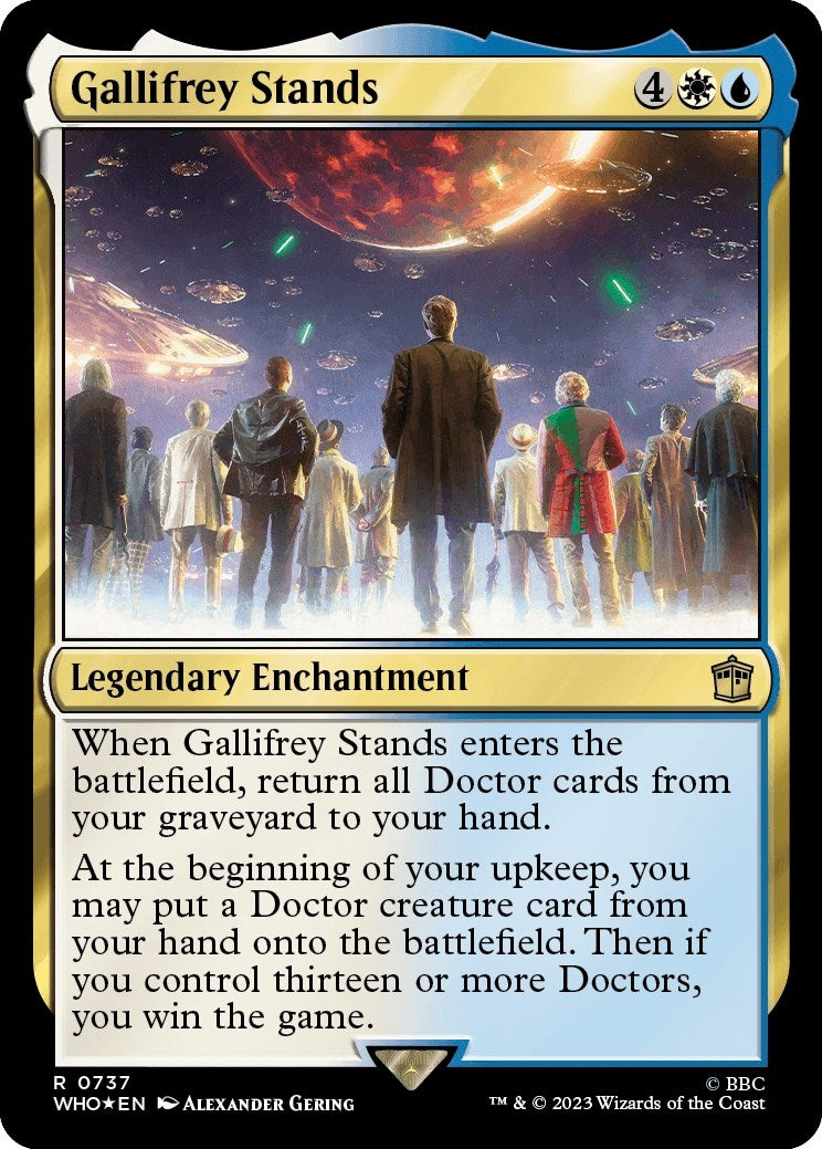 Image for Gallifrey Stands (Surge Foil) (737) (Universes Beyond: Doctor Who) - Magic: The Gathering