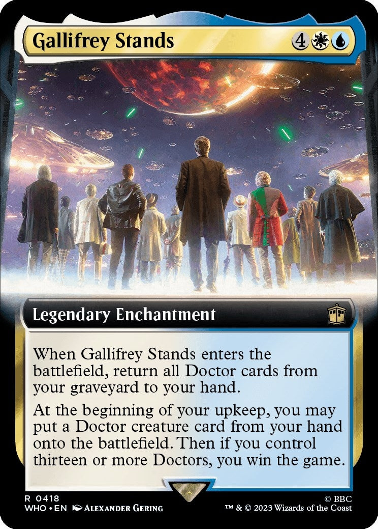 Image for Gallifrey Stands (Extended Art) (418) (Universes Beyond: Doctor Who) - Magic: The Gathering